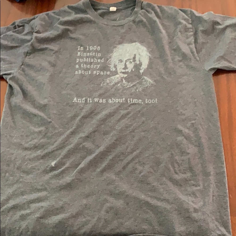Einstein quoted shirt